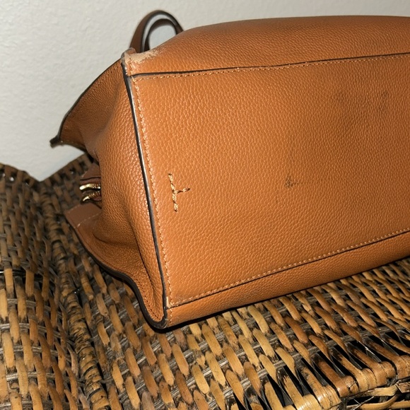 Tory Burch Brown Leather Tote Bag - Picture 7 of 10